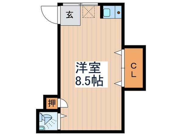 コーポやまだの物件間取画像